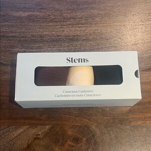 Stems Cashmere Socks Three Pair Box Set New